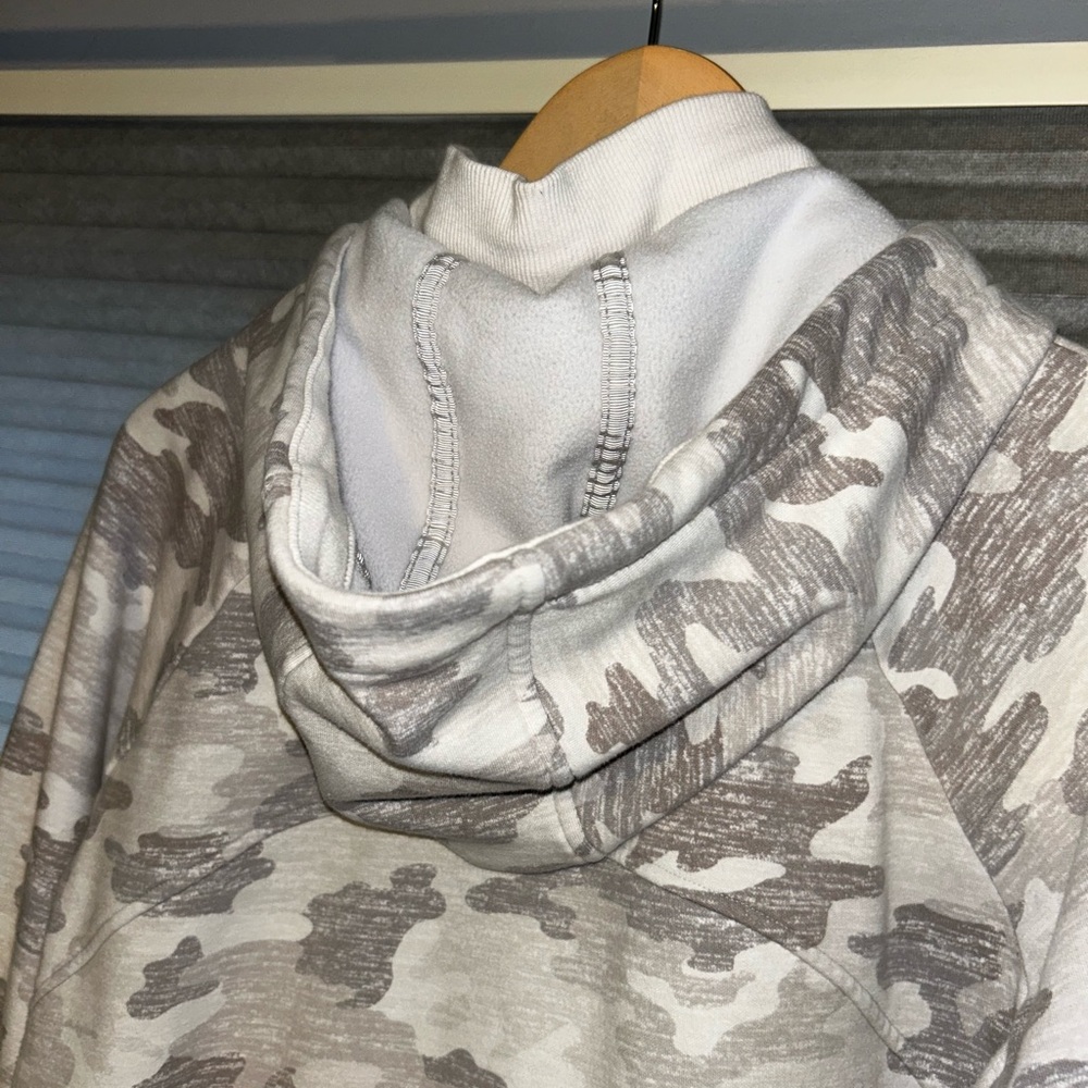 Athleta Neutral Camo Zip-Up Hoodie Jacket - Picture 8 of 8